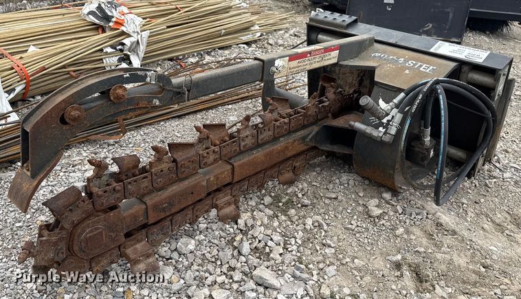 image for item DM5597 2019 Bobcat LT113 Trencher skid steer trencher