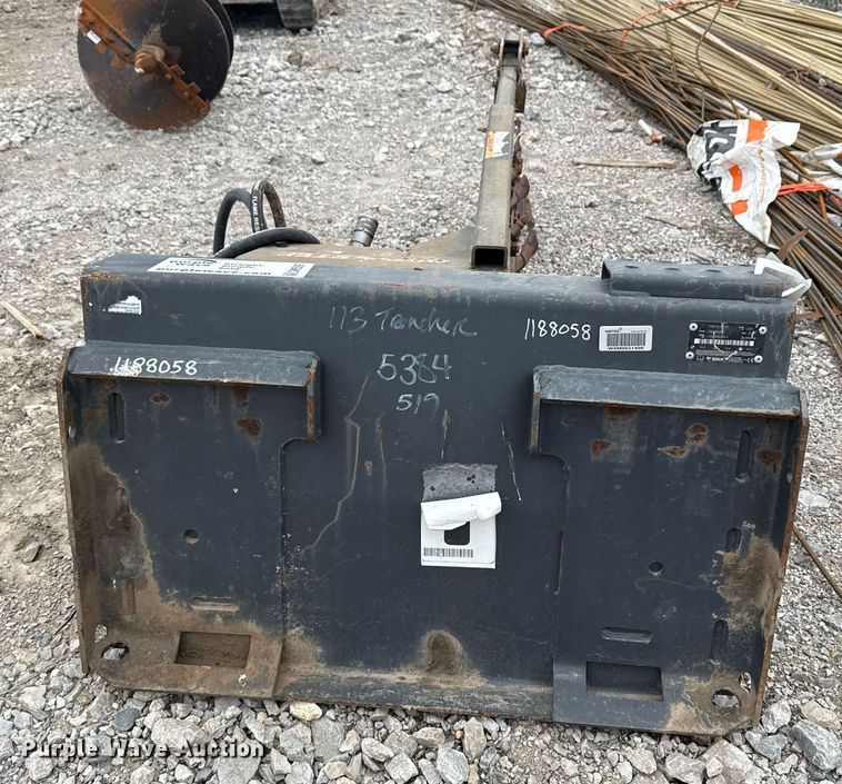 image for item DM5597 2019 Bobcat LT113 Trencher skid steer trencher