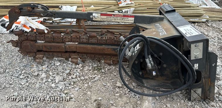 image for item DM5597 2019 Bobcat LT113 Trencher skid steer trencher