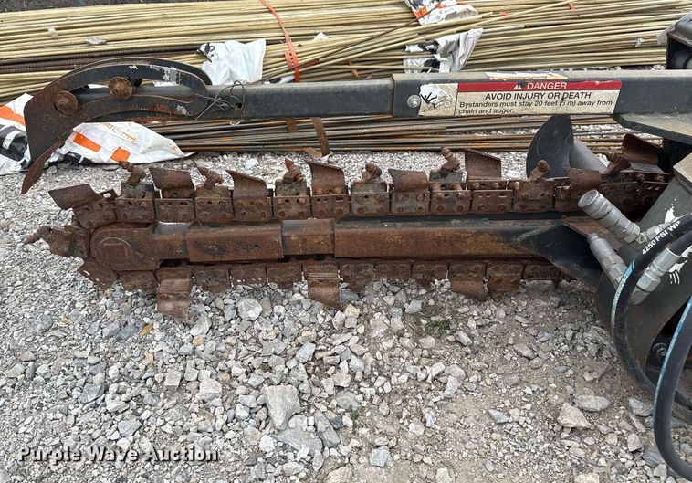 image for item DM5597 2019 Bobcat LT113 Trencher skid steer trencher