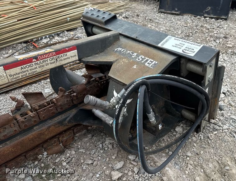 image for item DM5597 2019 Bobcat LT113 Trencher skid steer trencher