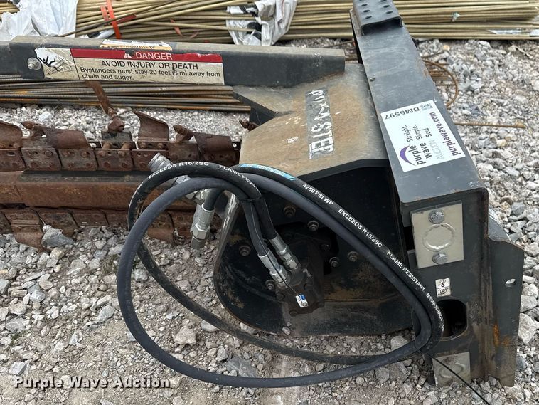 image for item DM5597 2019 Bobcat LT113 Trencher skid steer trencher