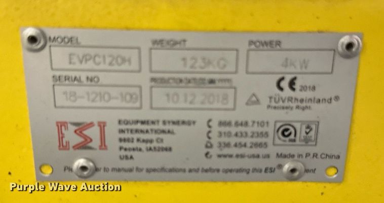 image for item DN0905 ESI EVPC1201 vibratory roller compactor