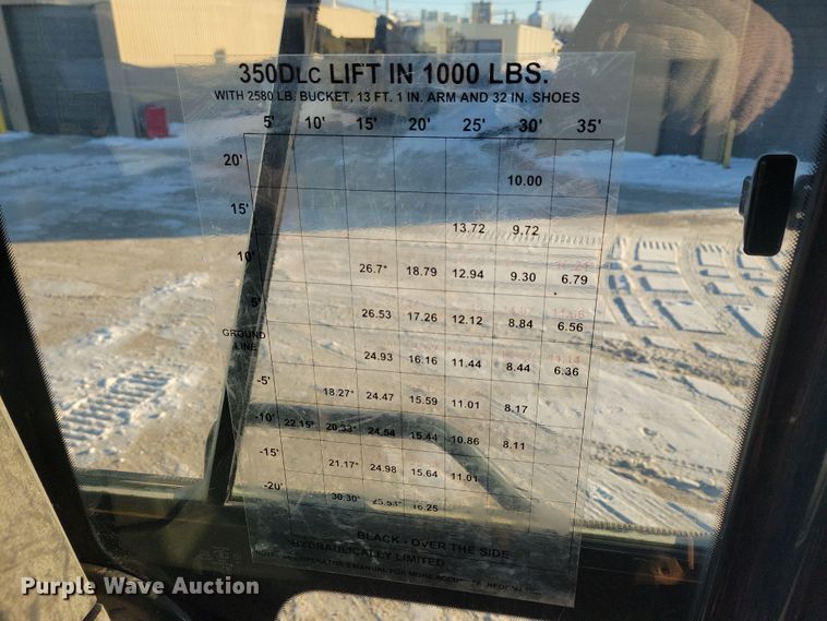 image for item DN3688 2006 John Deere  350D LC excavator