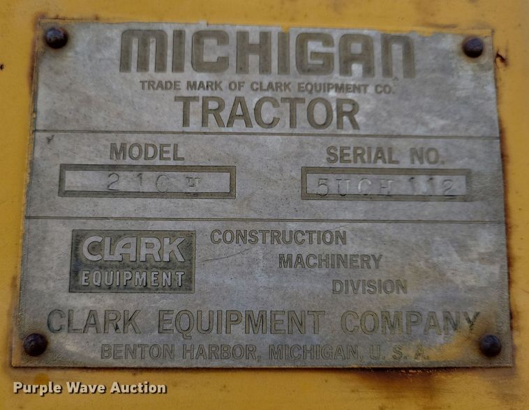 image for item DN3691 1968 Michigan 210H elevating scraper