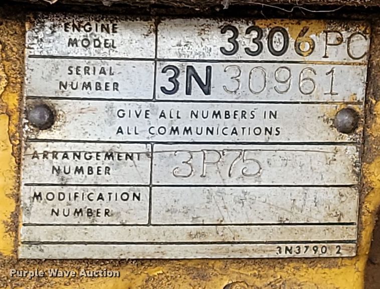 image for item DN3702 1975 Caterpillar  140G motor grader