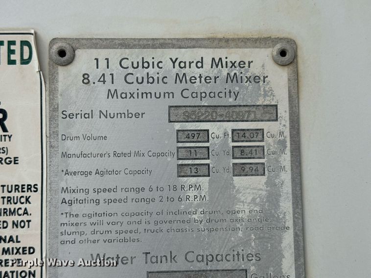 image for item DO0379 2016 Kenworth W900 ready mix truck