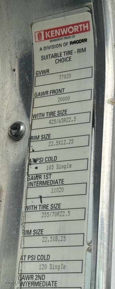 image for item DO0379 2016 Kenworth W900 ready mix truck