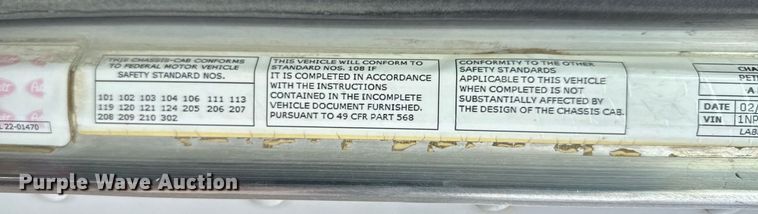 image for item DO0380 2015 Peterbilt 365 ready mix truck