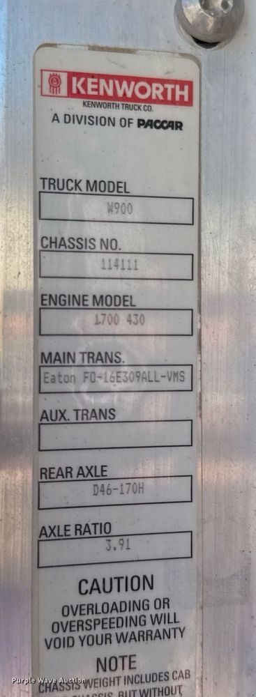 image for item DO0416 2016 Kenworth W900 ready mix truck