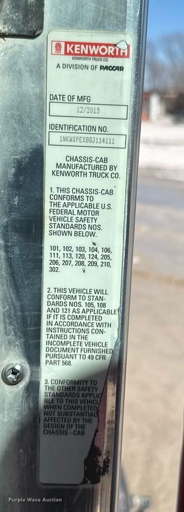 image for item DO0416 2016 Kenworth W900 ready mix truck