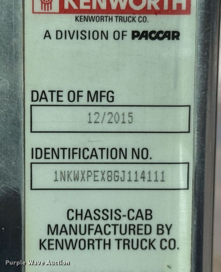 image for item DO0416 2016 Kenworth W900 ready mix truck