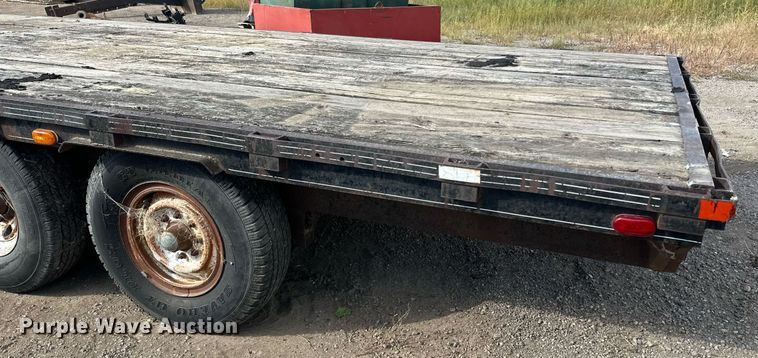 image for item DP8499 1989 Boss Trailer 828FGN flatbed trailer