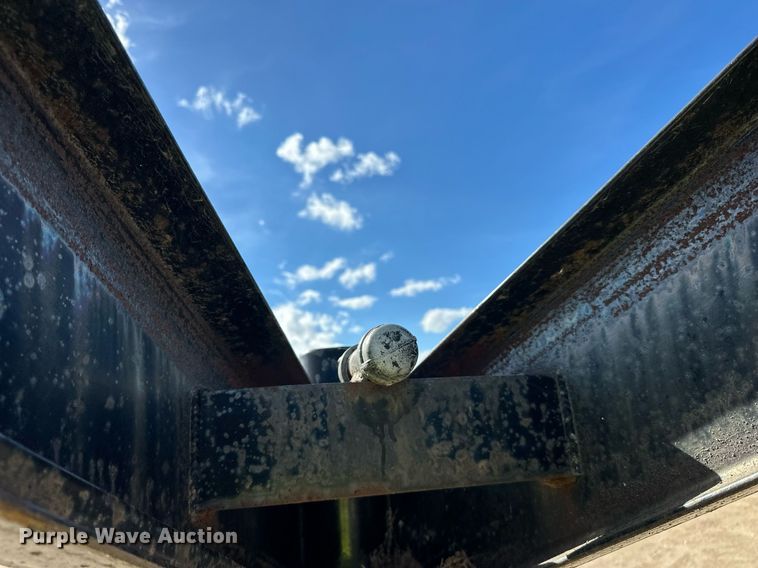 image for item DP8499 1989 Boss Trailer 828FGN flatbed trailer