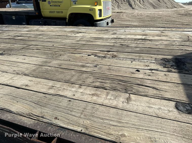 image for item DP8499 1989 Boss Trailer 828FGN flatbed trailer