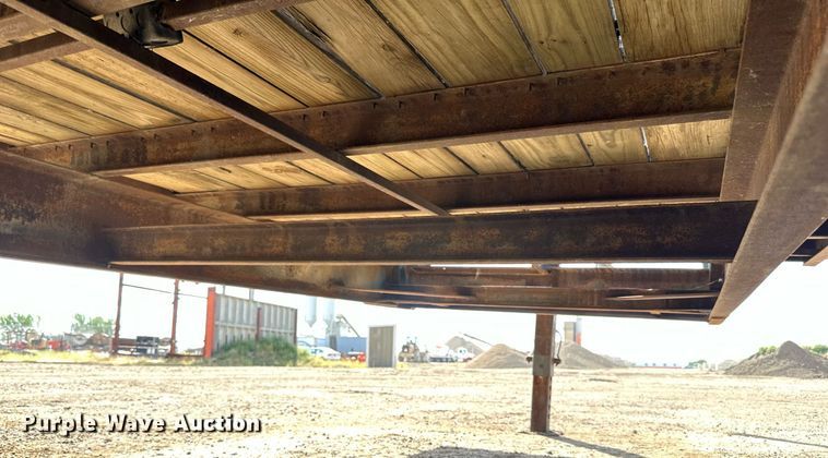 image for item DP8499 1989 Boss Trailer 828FGN flatbed trailer