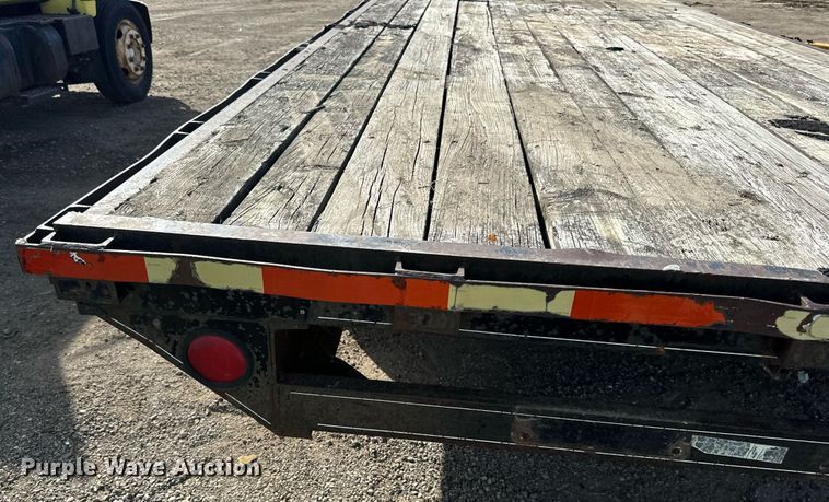 image for item DP8499 1989 Boss Trailer 828FGN flatbed trailer