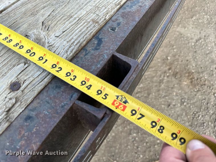 image for item DP8499 1989 Boss Trailer 828FGN flatbed trailer