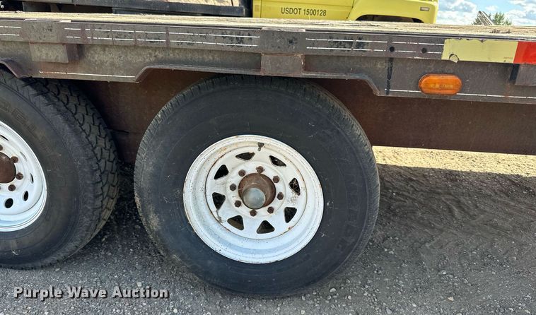 image for item DP8499 1989 Boss Trailer 828FGN flatbed trailer