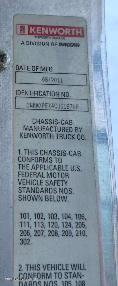 image for item DQ6627 2012 Kenworth W900 ready mix truck