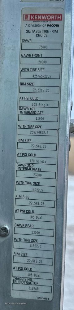 image for item DQ6627 2012 Kenworth W900 ready mix truck