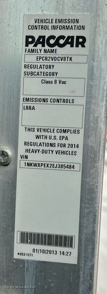 image for item DQ6637 2014 Kenworth W900 ready mix truck