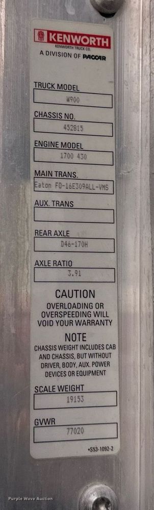 image for item DQ6638 2015 Kenworth W900 ready mix truck