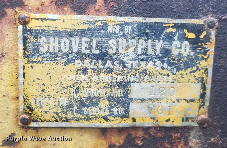 image for item DS5247 Shovel Supply Co. 120 sheepsfoot roller