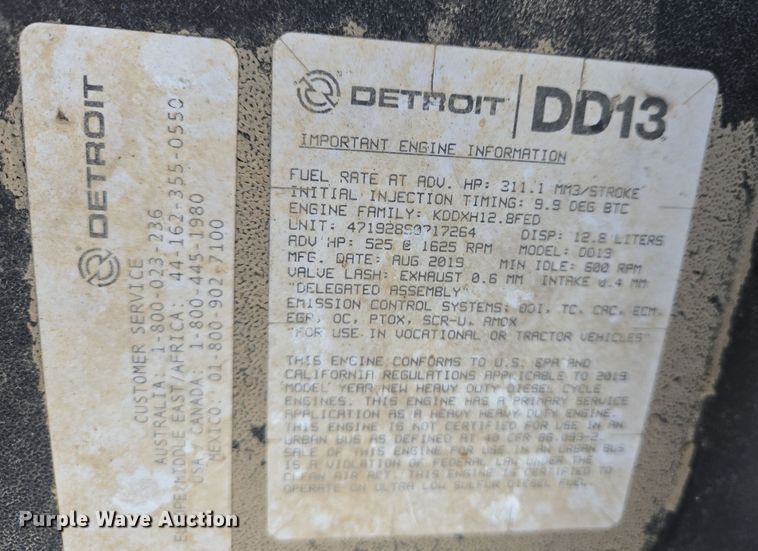 image for item DS5271 2020 Western Star 4700SF ready mix tuck cab and chassis