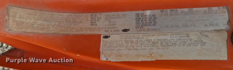 image for item DS5274 2003 Sterling L-Line ready mix truck