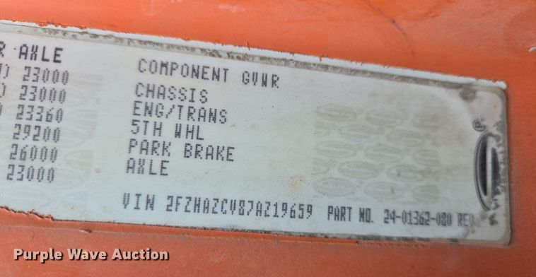 image for item DS5275 2007 Sterling L-Line ready mix truck