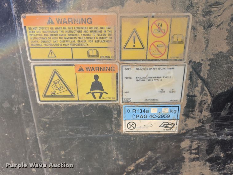 image for item DS5292 2006 Caterpillar 953C track loader