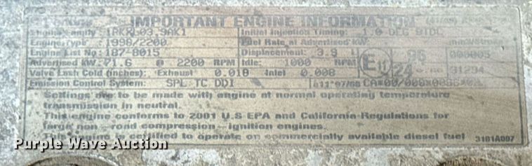 image for item DT0612 2002 Caterpillar 430D backhoe