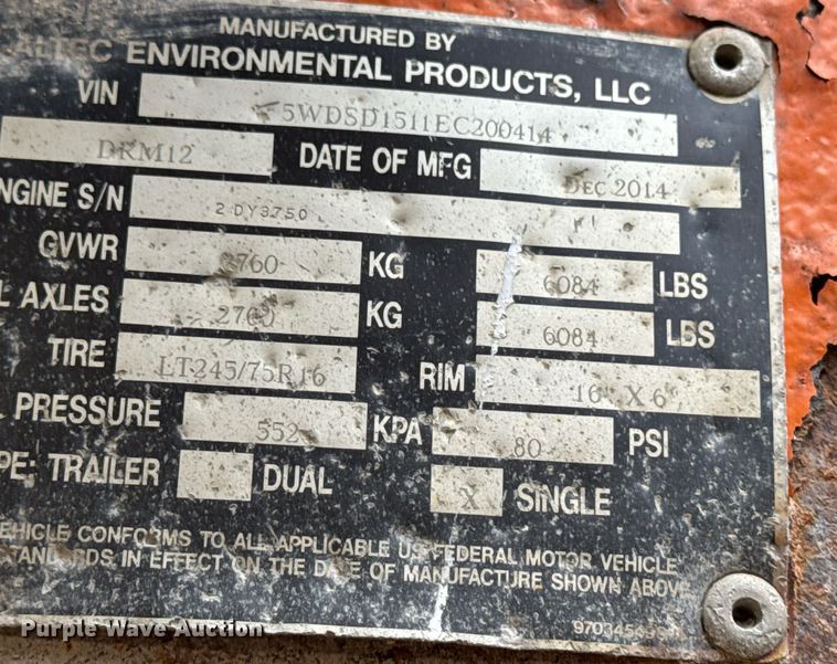 image for item DT0624 2014 Altec DRM12 wood chipper