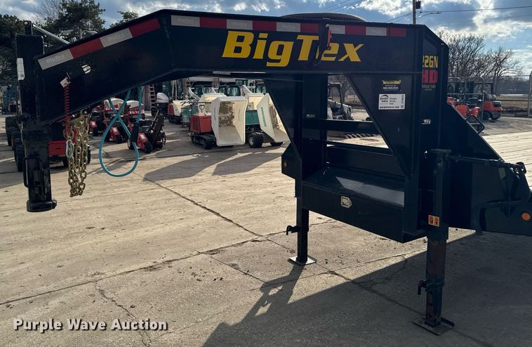 image for item DT0625 2022 Big Tex 22GN-35BK+5MR equipment trailer