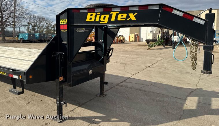 image for item DT0625 2022 Big Tex 22GN-35BK+5MR equipment trailer