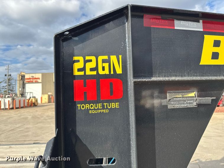 image for item DT0625 2022 Big Tex 22GN-35BK+5MR equipment trailer