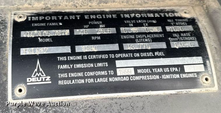 image for item DT0646 Miller Air Pak welder/generator