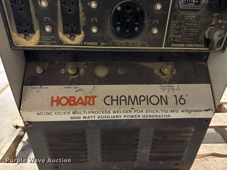 image for item DT0647 Hobart Champion 16 welder