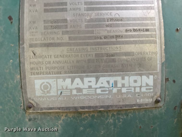 image for item DT0650 Marathon Electric  generator trailer