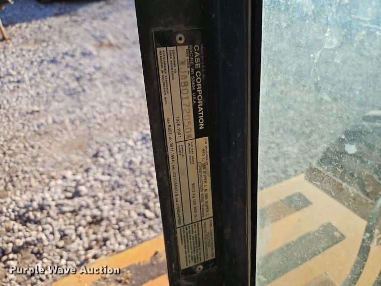 image for item DT7623 2000 Case 580L backhoe