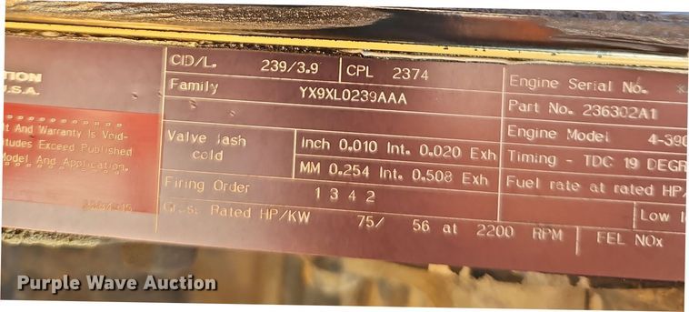 image for item DT7623 2000 Case 580L backhoe