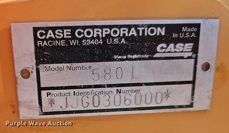 image for item DT7623 2000 Case 580L backhoe