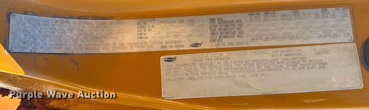 image for item DU3304 2001 Sterling dump truck