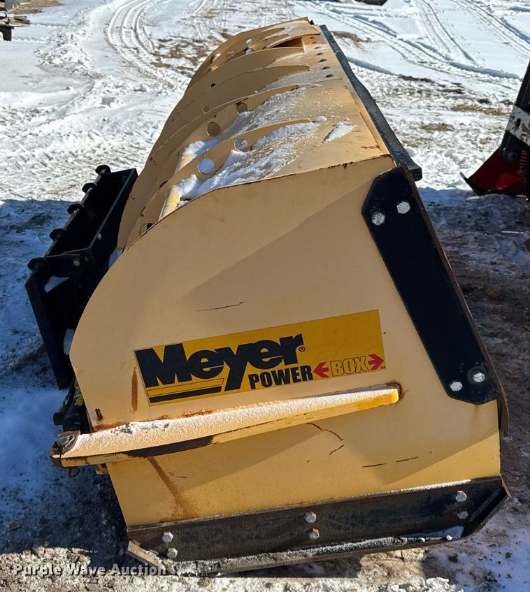 image for item DU3306 Meyer MBP812 skid steer snow pusher