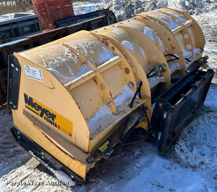 image for item DU3306 Meyer MBP812 skid steer snow pusher