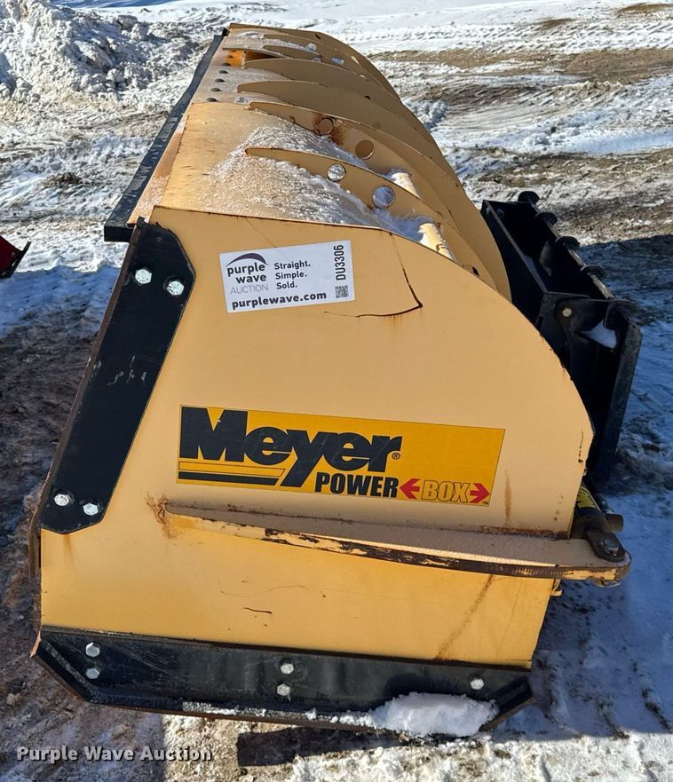 image for item DU3306 Meyer MBP812 skid steer snow pusher