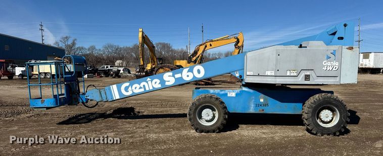 image for item DU3318 1997 Genie S60 boom lift