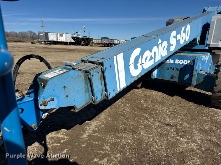 image for item DU3318 1997 Genie S60 boom lift