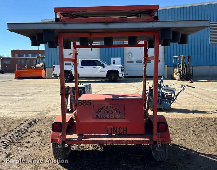 image for item DU3319 MCS Power Flash Lite arrow board trailer